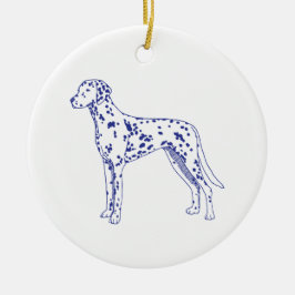 Adorno De Cerámica Dalmatiner