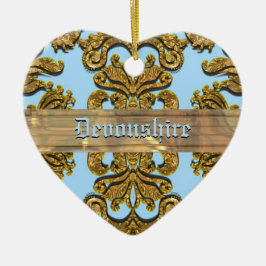 Adorno De Cerámica Damasco del Victorian de Bandwright Gigi