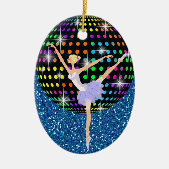 Adorno De Cerámica Dance Ballerina - SRF (Frente)