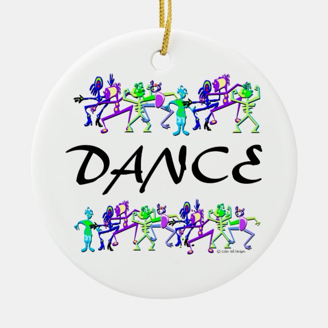 Adorno De Cerámica DANCE ~ Ornament (Frente)