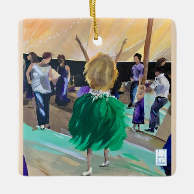 Adorno De Cerámica Dancer Ornament (Anverso)