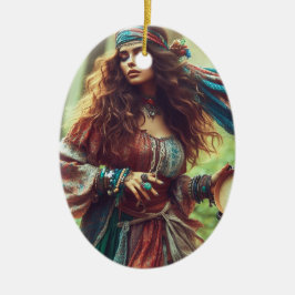 ADORNO DE CERÁMICA DANCING GYPSI