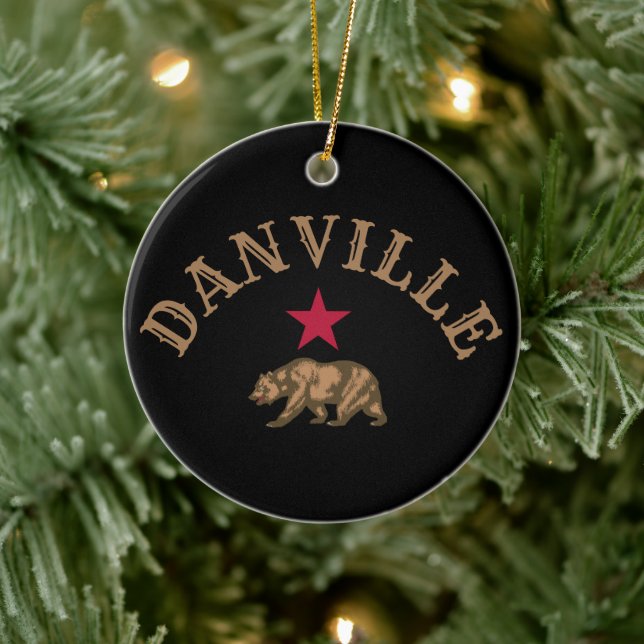 Adorno De Cerámica Danville, California (Árbol)