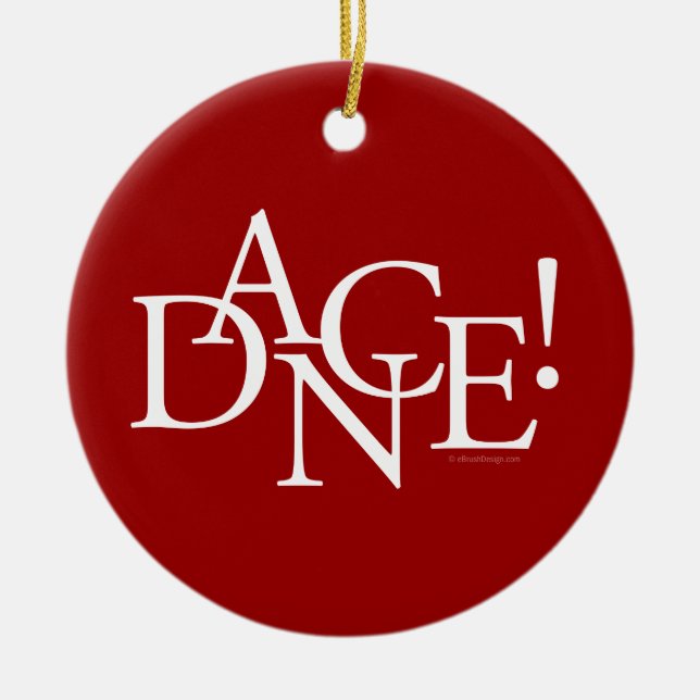 Adorno De Cerámica ¡Danza! (Frente)