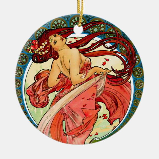 Adorno De Cerámica Danza artística (Frente)