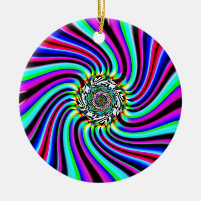 Adorno De Cerámica Danza espiral (Frente)