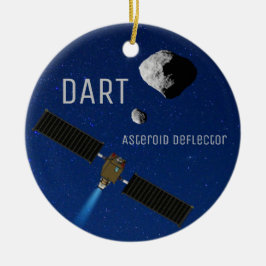 Adorno De Cerámica DART Asteroide Deflectando la nave espacial