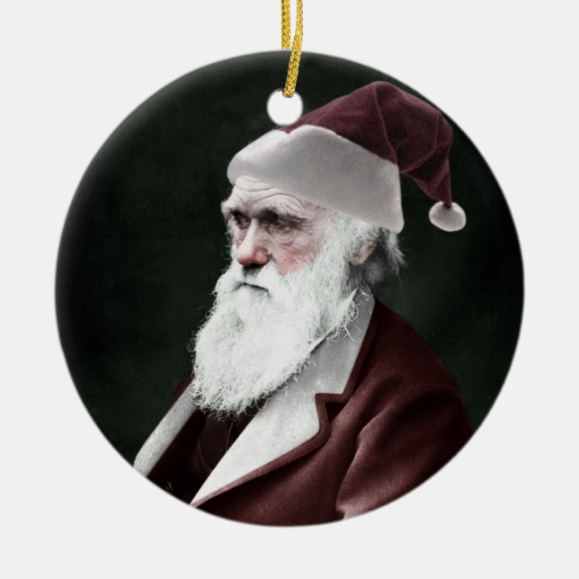 Adorno De Cerámica Darwin Papá Noel (Frente)