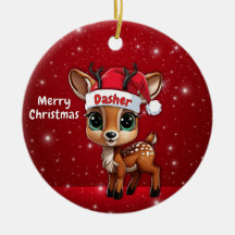 Dasher Bebé Ciervo, Cria, Cierva, Reno🦌 🎄