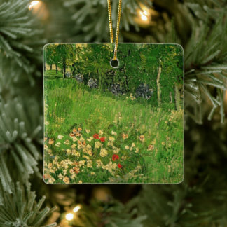 Adorno De Cerámica Daubigny's Garden by Vincent van Gogh, Vintage Art