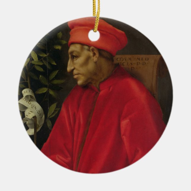 Adorno De Cerámica De Medici (IL Vecchio) de Cosimo (1389-1463) 1518 (Frente)