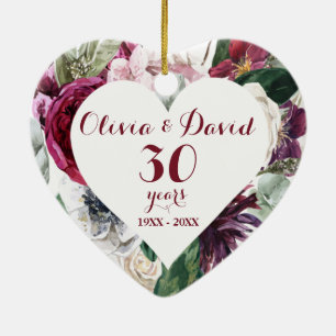 Adorno de cerámica de vegetación de rosas 30 anive