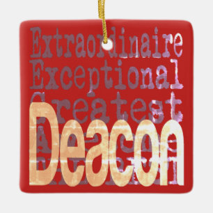 Adorno De Cerámica Deacon Extraordinaire