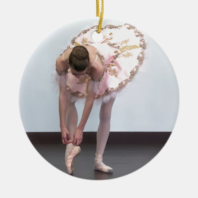Adorno De Cerámica ¡Debo bailar! (Frente)