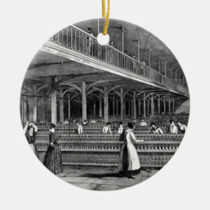 Adorno De Cerámica Decano Mills - el cuarto de duplicación, 1851