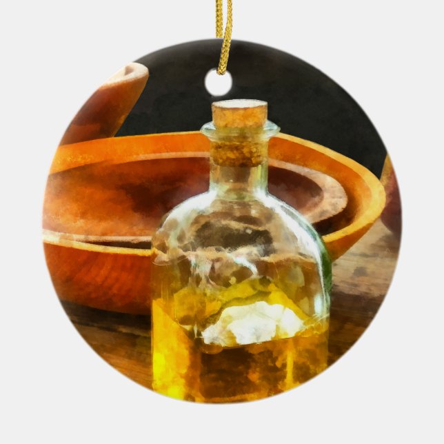 Adorno De Cerámica Decantador de petróleo (Frente)