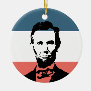 Adorno De Cerámica Décimosexto presidente de Abraham Lincoln