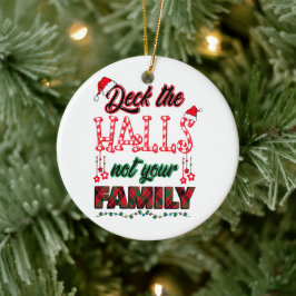 Adorno De Cerámica Deck Los Salones No Es Tu Familia