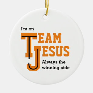Adorno De Cerámica Declaración del lado ganador del TEAM JESUS
