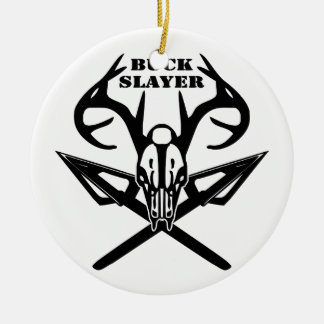 Adorno De Cerámica Deer y flechas de capa negra