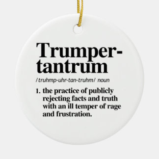 Adorno De Cerámica Definición de la trama del Trumper