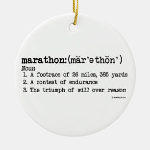 Adorno De Cerámica Definición del maratón