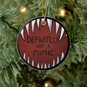 Adorno De Cerámica Definitivamente NO es un regalo de juegos para D&D