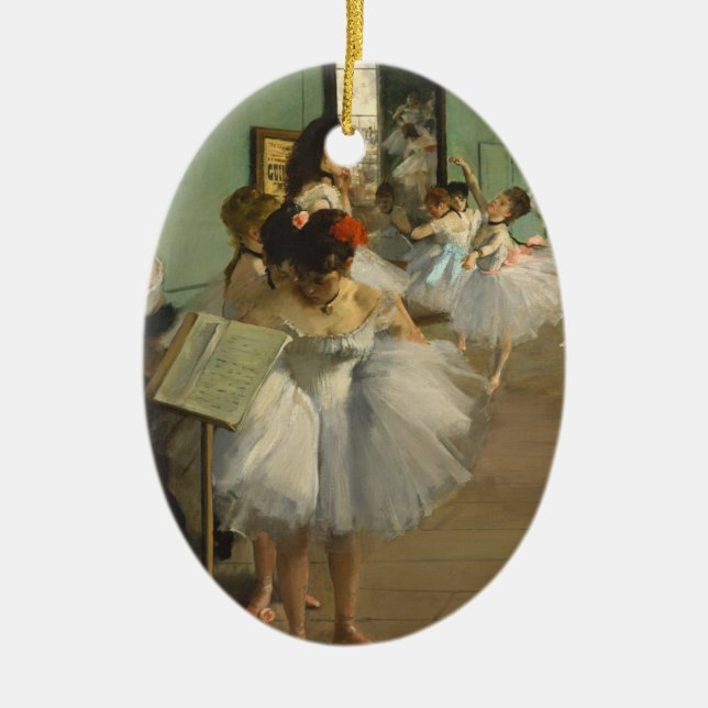 Adorno De Cerámica Degas Dance Class Ballet Dancers (Frente)
