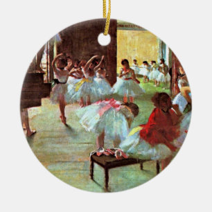 Adorno De Cerámica Degas - Escuela de Ballet,
