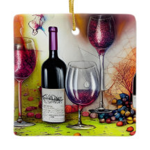 Degustación de vinos Colorida Personalizada