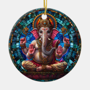 Adorno De Cerámica Deidad espiritual hindú Ganesha Dios hindú religio
