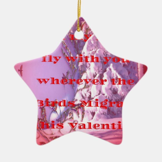 Adorno De Cerámica Déjame volar contigo a San Valentín.png (Frente)