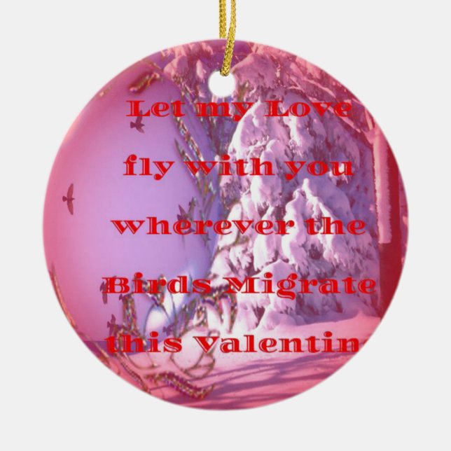 Adorno De Cerámica Déjame volar contigo a San Valentín.png (Frente)