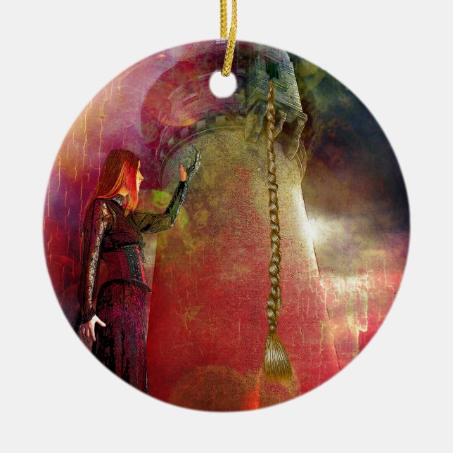 ADORNO DE CERÁMICA DEJEN BAJAR EL PELO (Frente)