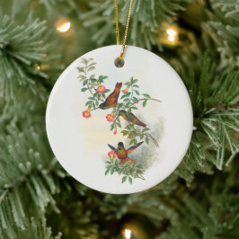 Adorno De Cerámica Delantera de la estrella dorada , árbol