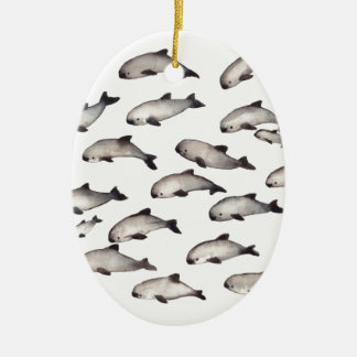 Adorno De Cerámica delfín de la masopa del vaquita 30
