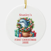 Delfín de Navidad Personalizado