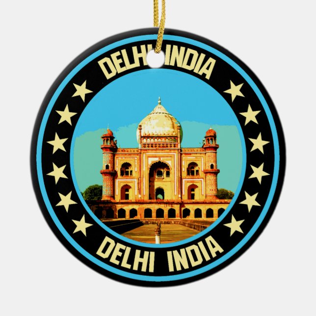 Adorno De Cerámica Delhi (Frente)
