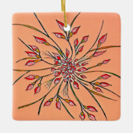 Adorno De Cerámica Delight Ornament