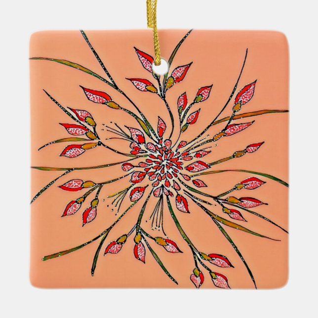 Adorno De Cerámica Delight Ornament (Anverso)