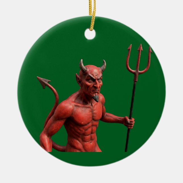 Adorno De Cerámica Demonio (Frente)