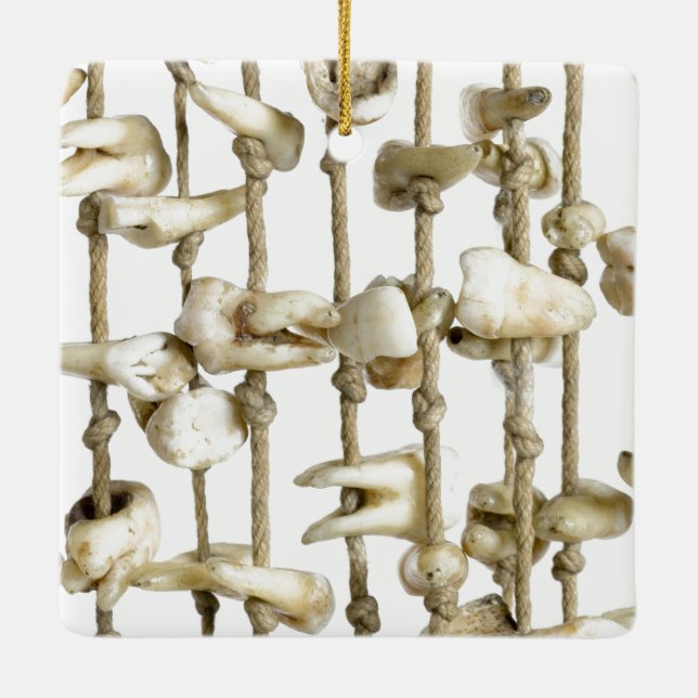 Adorno De Cerámica Dental divertida fotografía dental extrajo dientes (Reverso)