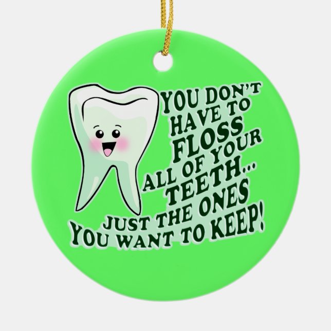 Adorno De Cerámica Dentista (Frente)