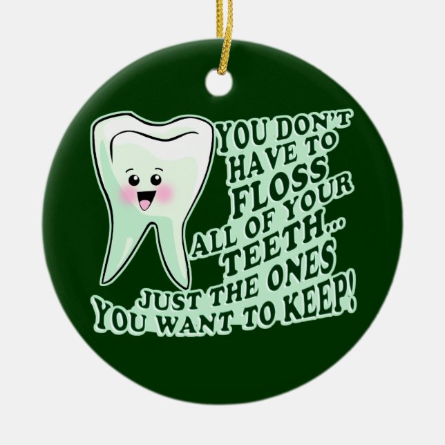 Adorno De Cerámica Dentista (Frente)