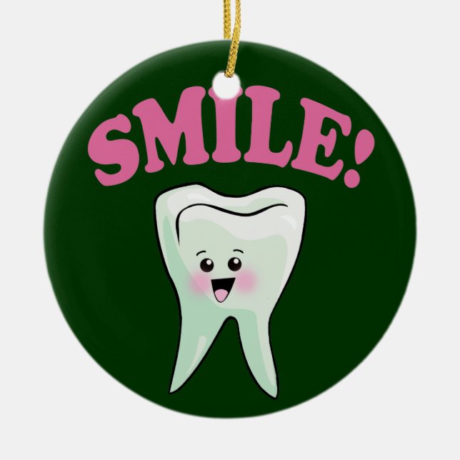 Adorno De Cerámica Dentista (Frente)