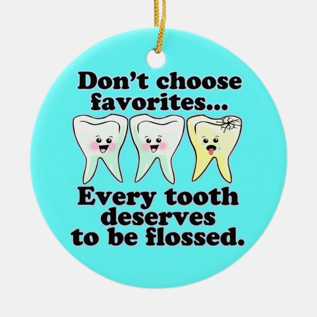 Adorno De Cerámica Dentista (Frente)