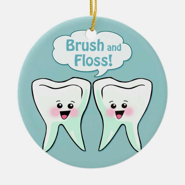 Adorno De Cerámica Dentista (Frente)