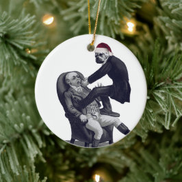 Adorno De Cerámica Dentista de Navidades divertidos