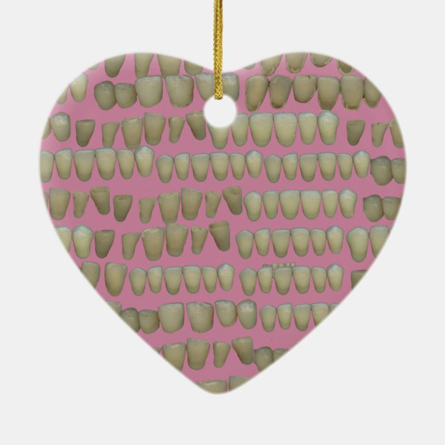 ADORNO DE CERÁMICA DENTISTRY DENTISTRY ORTHODONTICS ROTTEN DIETE BOCA (Atrás)