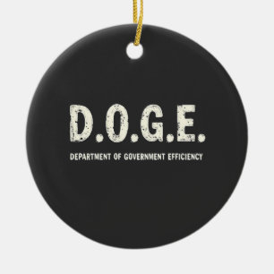 Adorno De Cerámica Departamento De Eficiencia Gubernamental Doge Perr
